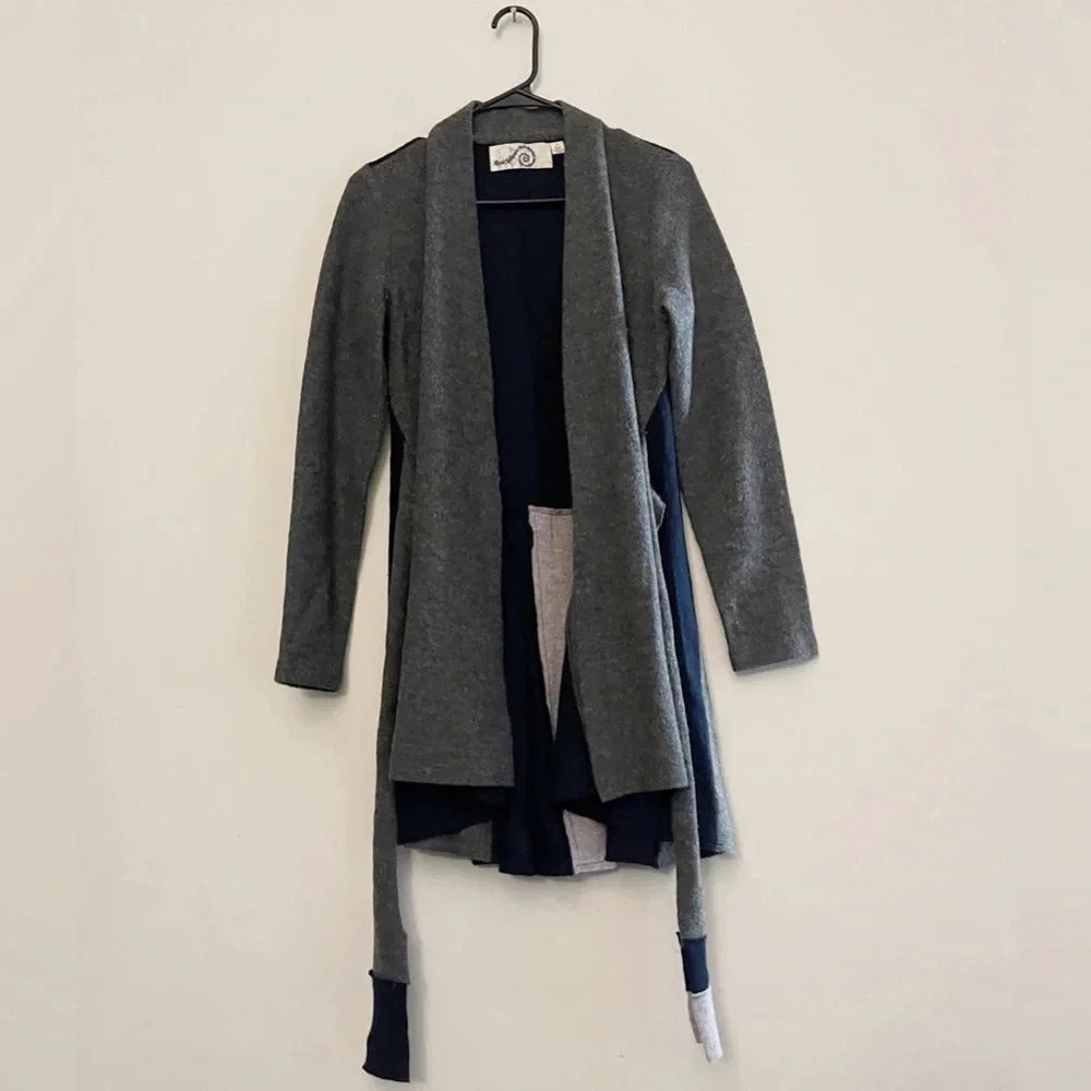 Anthropologie Rosie Neim wool cardigan chic fall winter classic office teacher